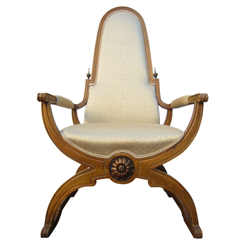 Original 1960s Phyllis Morris Designed Ingenue Throne Chair