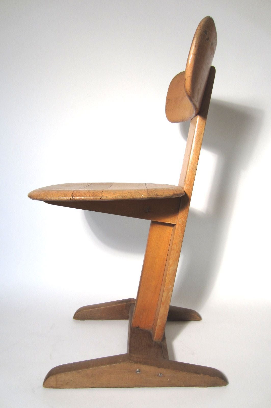 Ultra rare, museum piece. 
Bauhaus era desk chair from Germany. 
Signed as pictured with ink stamp on bottom of seat. 
For any additional pictures please feel free to ask.
