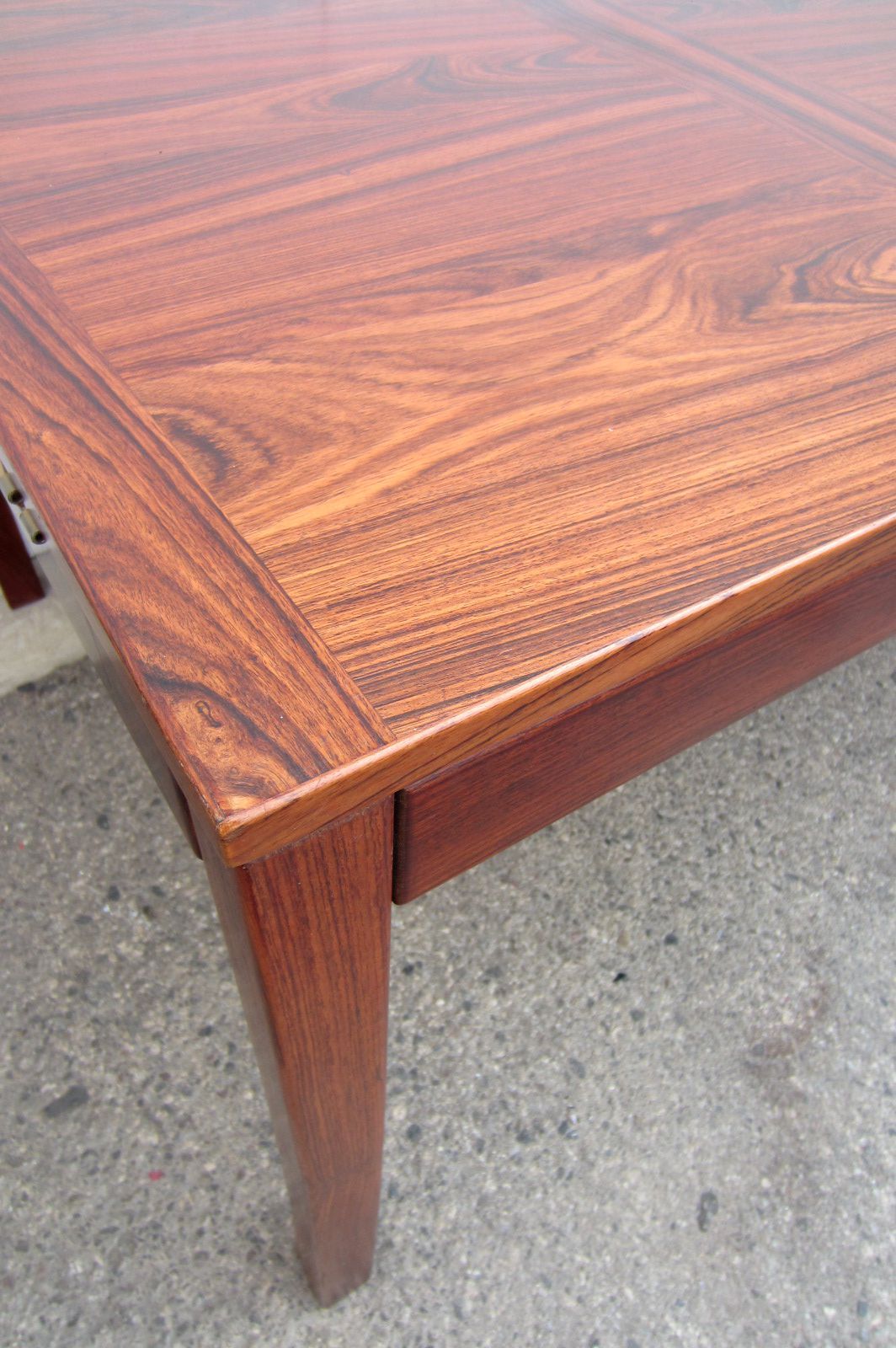 rosewood dining table mid century