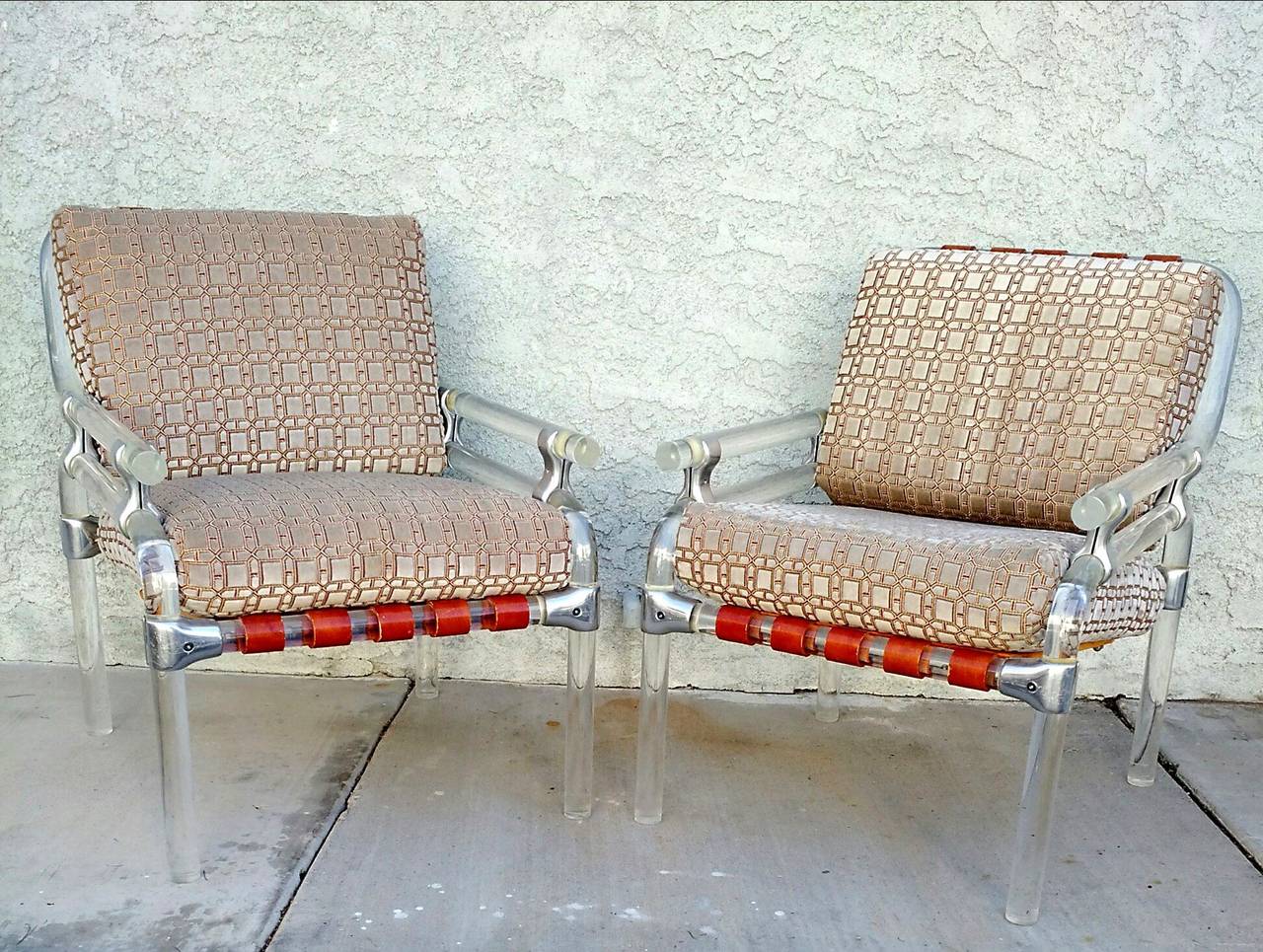 Late 20th Century Lucite Sculpture Lounge Chairs by Jeff Messerschmidt circa 1970s
