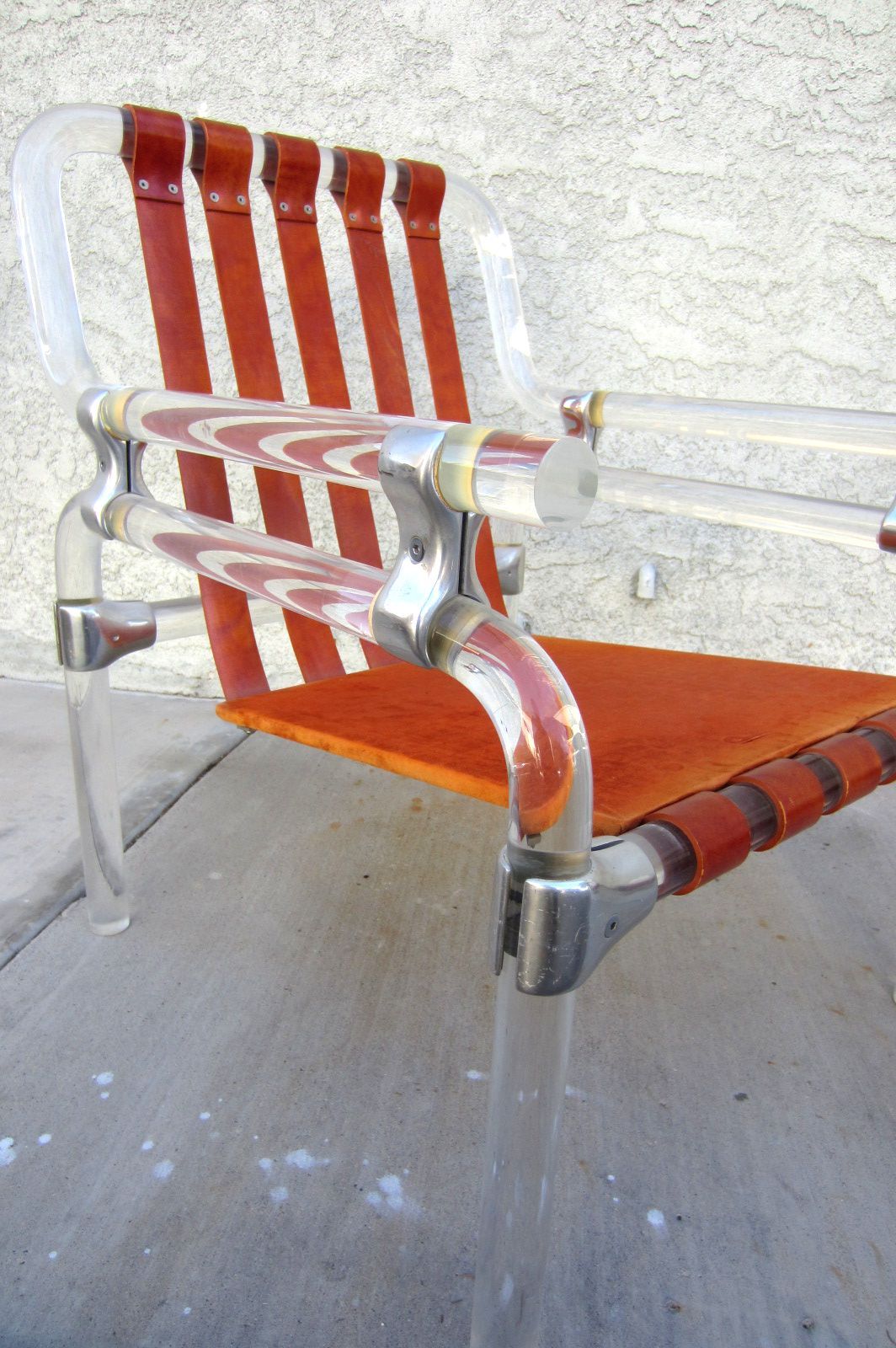 Mid-Century Modern Lucite Sculpture Lounge Chairs by Jeff Messerschmidt circa 1970s