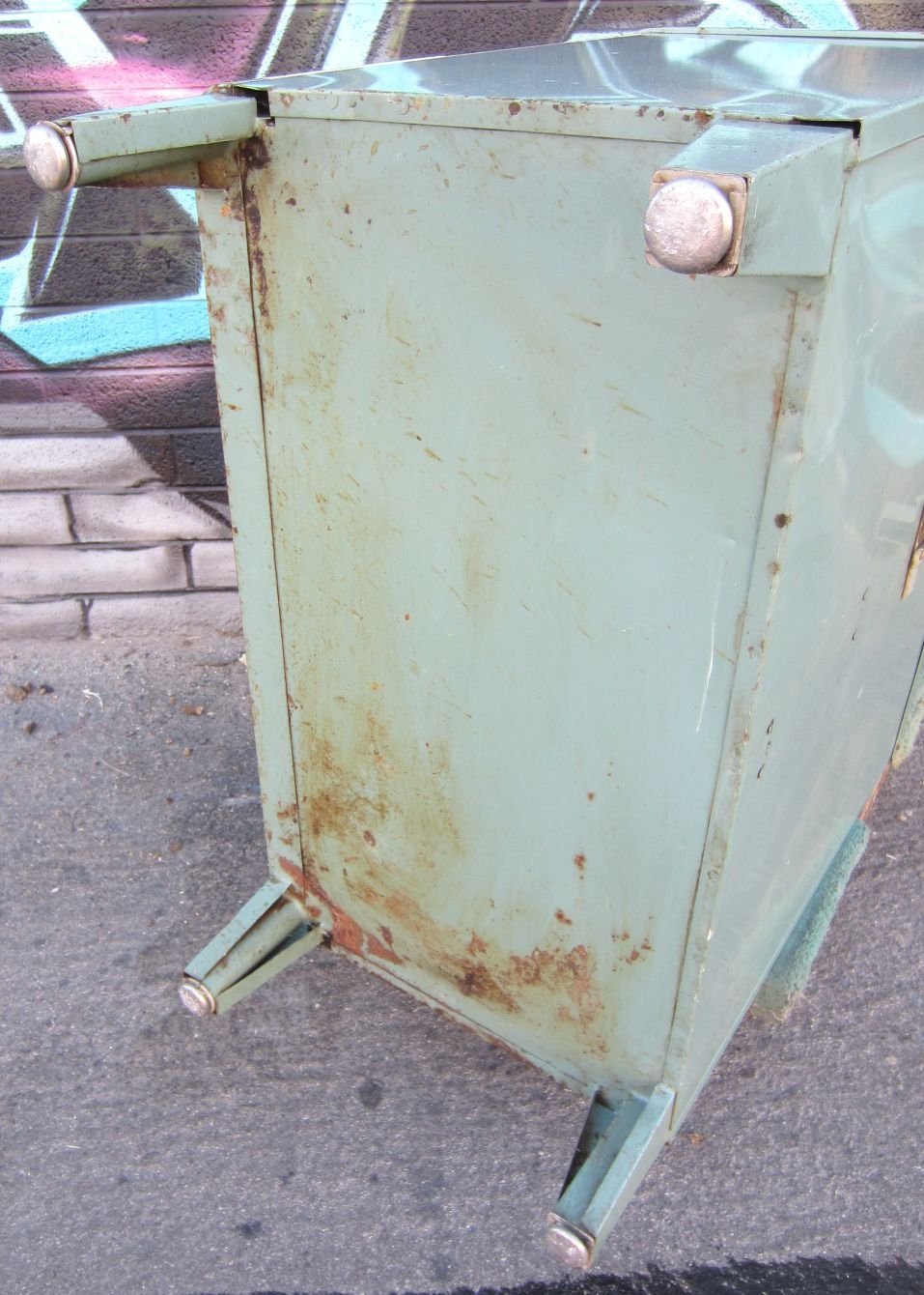Mid-20th Century Industrial Art Deco Norman Bel Geddes for Simmons Steel Dresser, Original