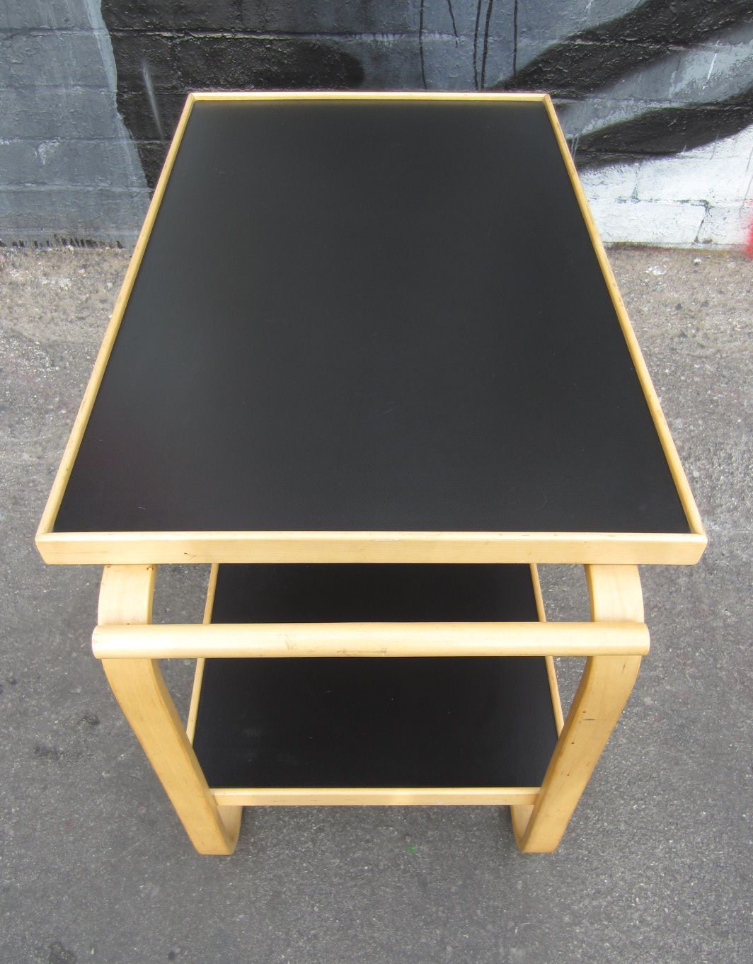 Italian Mid-Century Modern Alvar Aalto design Bar Serving Cart Mod 901