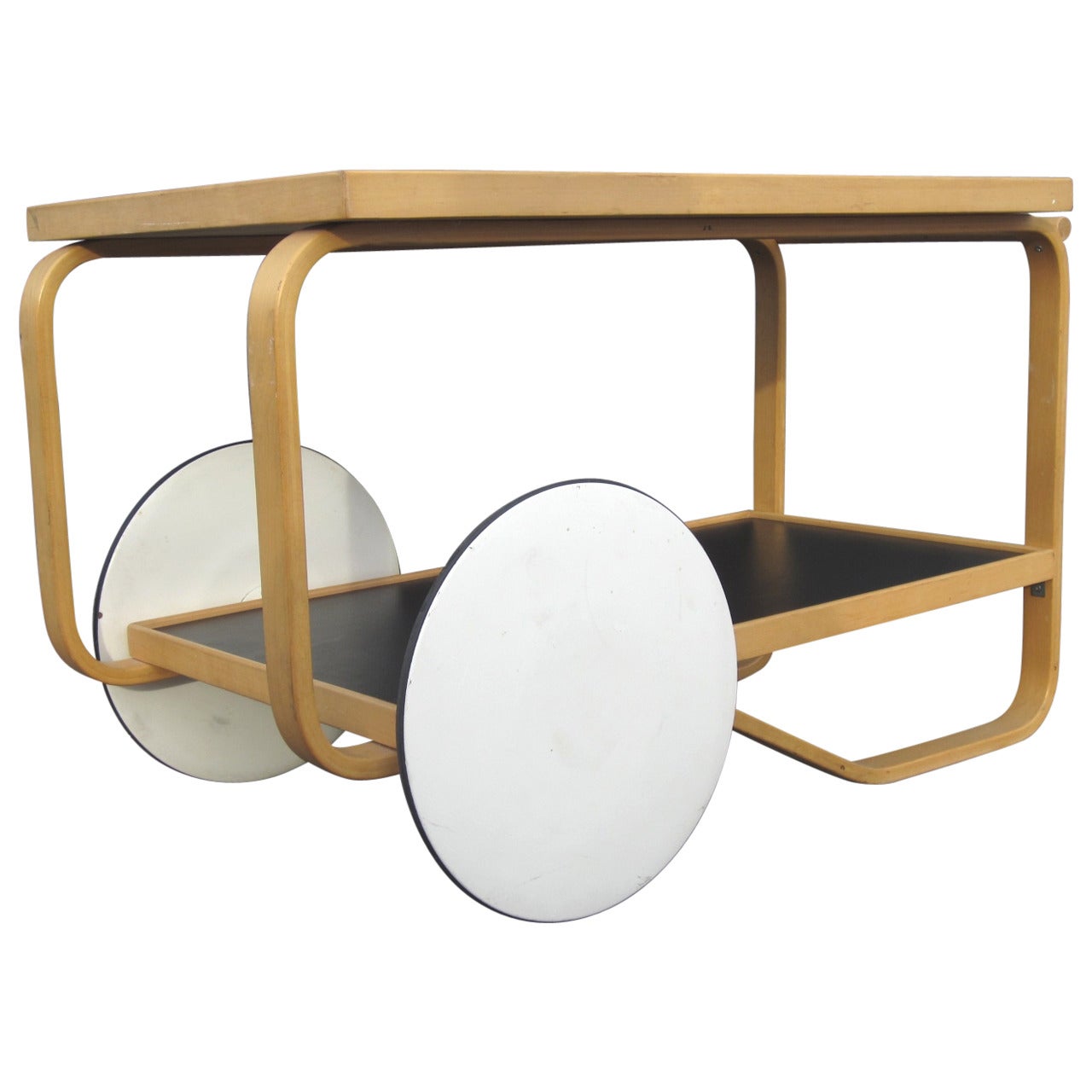 Mid-Century Modern Alvar Aalto design Bar Serving Cart Mod 901