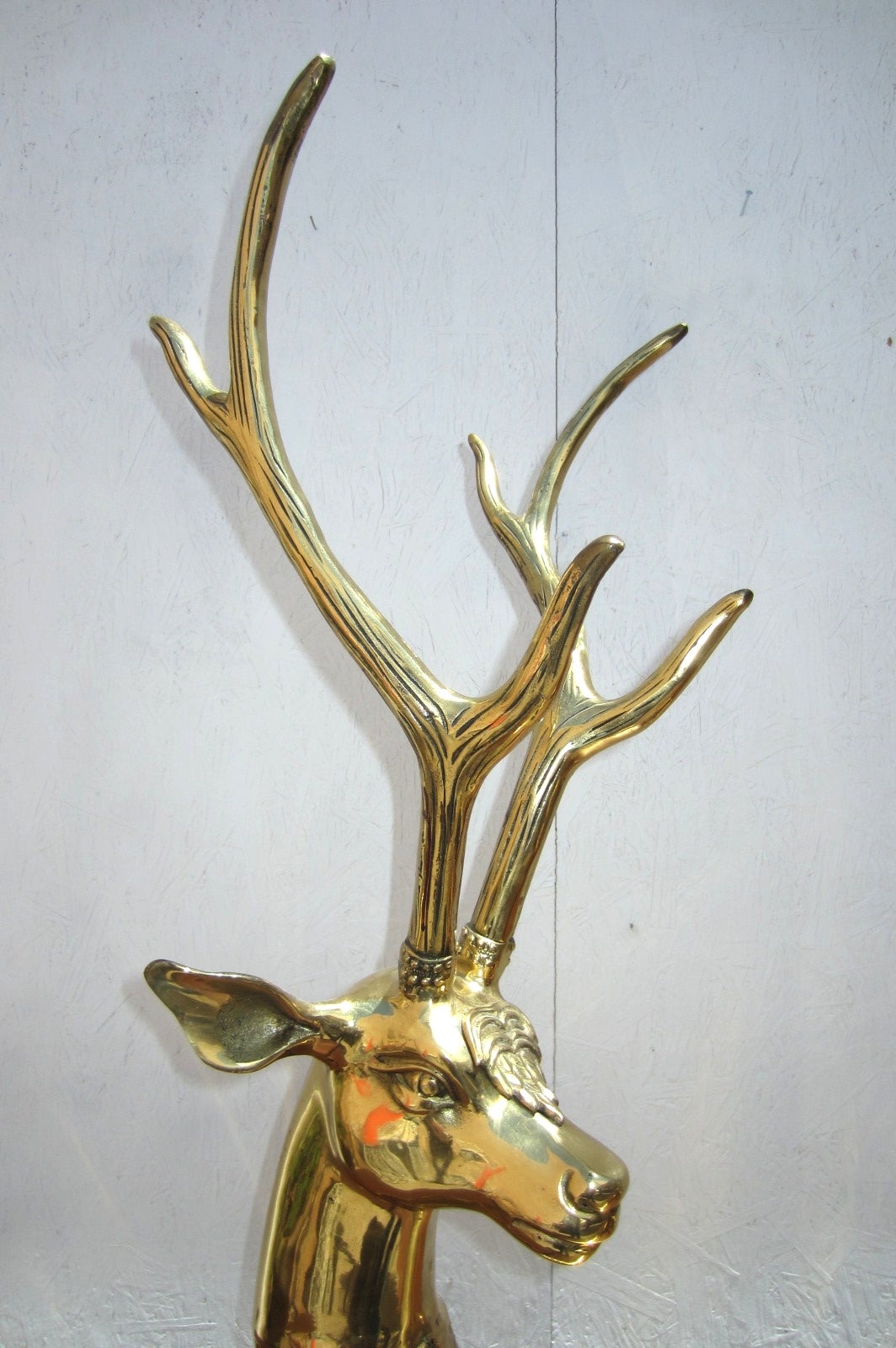 brass deer set