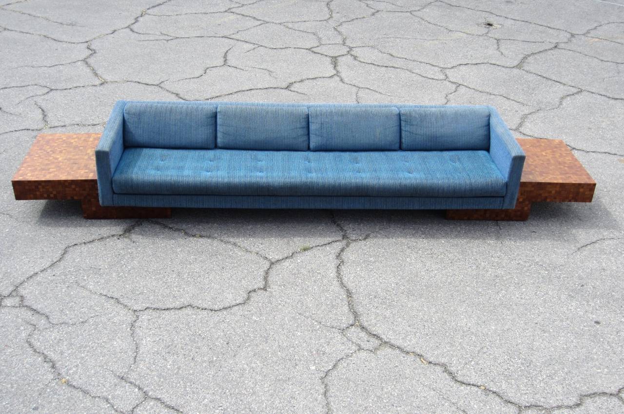 Mid-Century Modern Adrian Pearsall for Craft Associates Floating Sofa 3