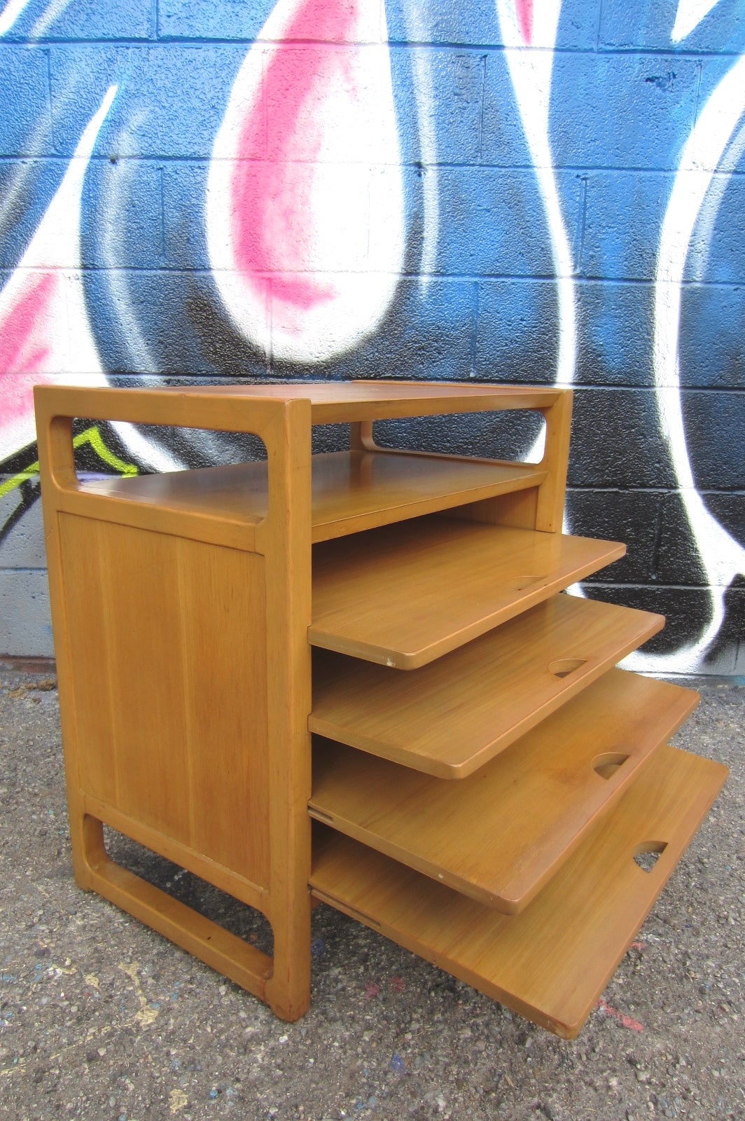American Mid-Century Modern Edward Wormley for Drexel Precedent Magazine Library Table