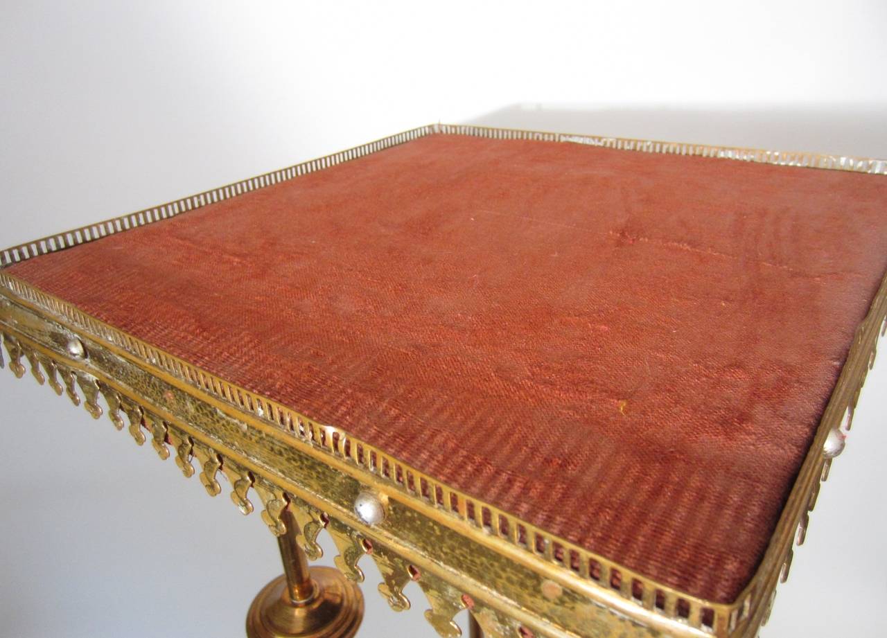 Attributed Charles Parker Aesthetic Victorian Bronze Pedestal Table, 1880s at 1stDibs