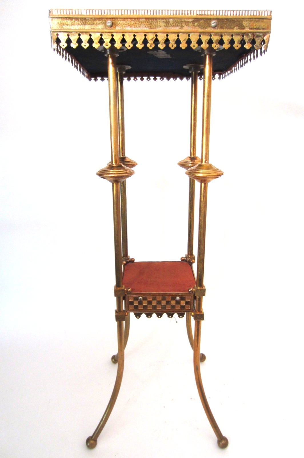 Attributed Charles Parker Aesthetic Victorian Bronze Pedestal Table, 1880s at 1stDibs