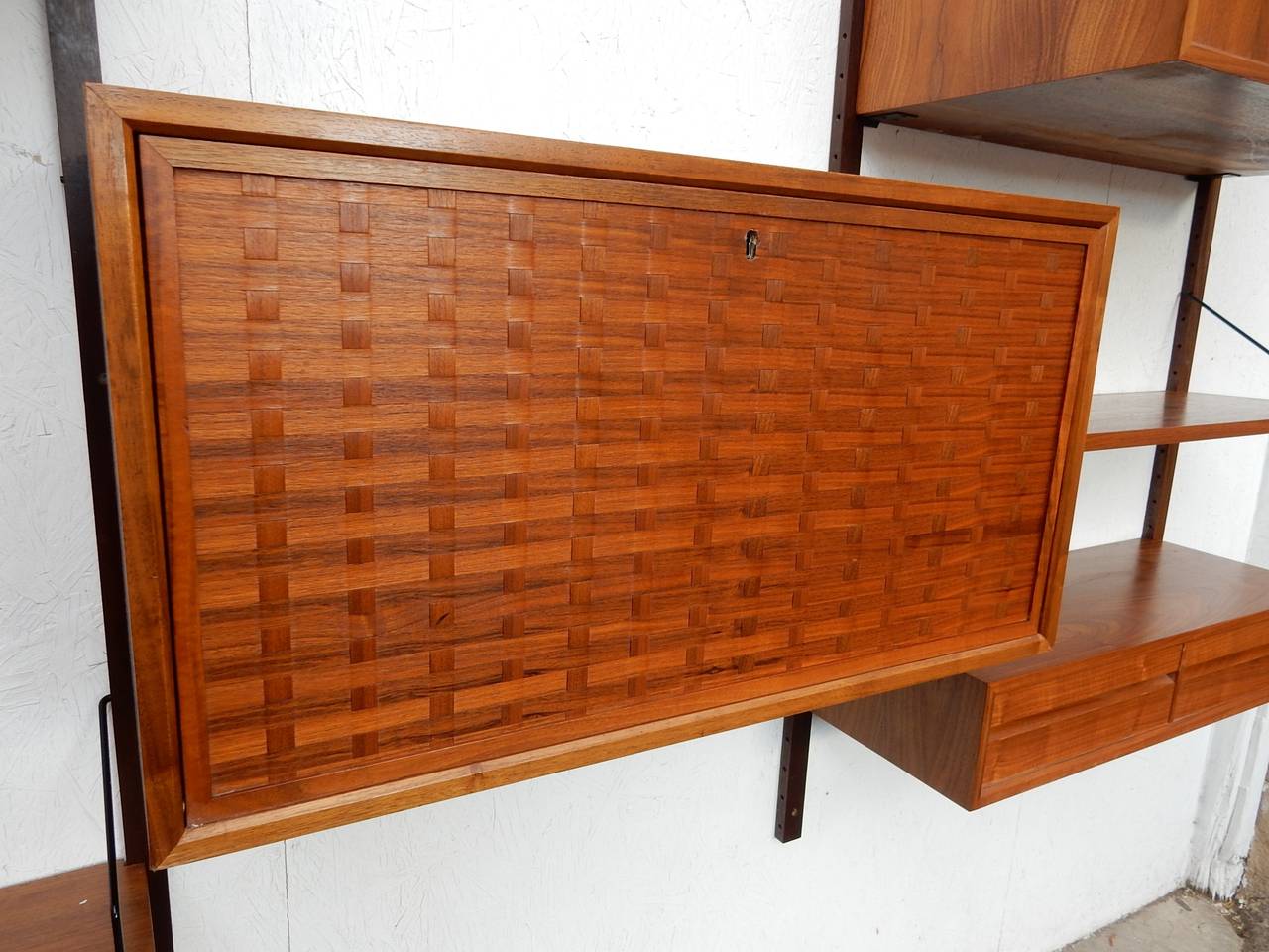 mid century modern wall cabinet