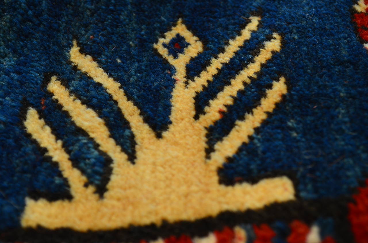 Antique Caucasian TOTEM Bordjalu-Kazak Carpet For Sale 3