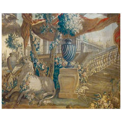 Antique 'Io and Zeus' Flemish Tapestry, Brussels 18th Century