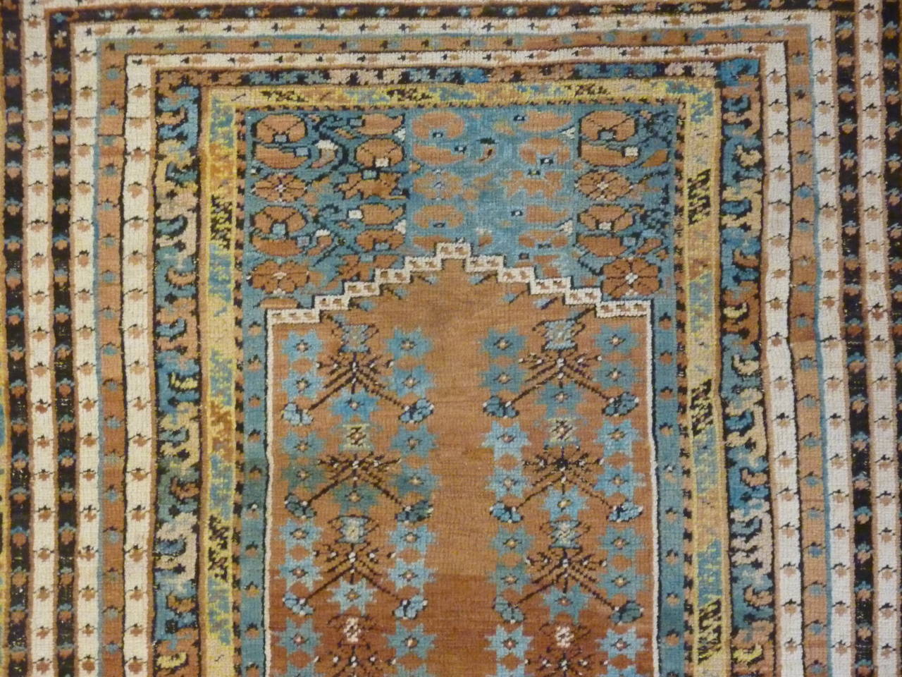 18th Century Golden Turquoise Koula Carpet 2