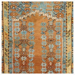 18th Century Golden Turquoise Koula Carpet