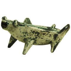 Retro Ceramic Frog by Jacques Blin