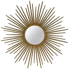 Gilt Metal Mirror by Chaty Vallauris