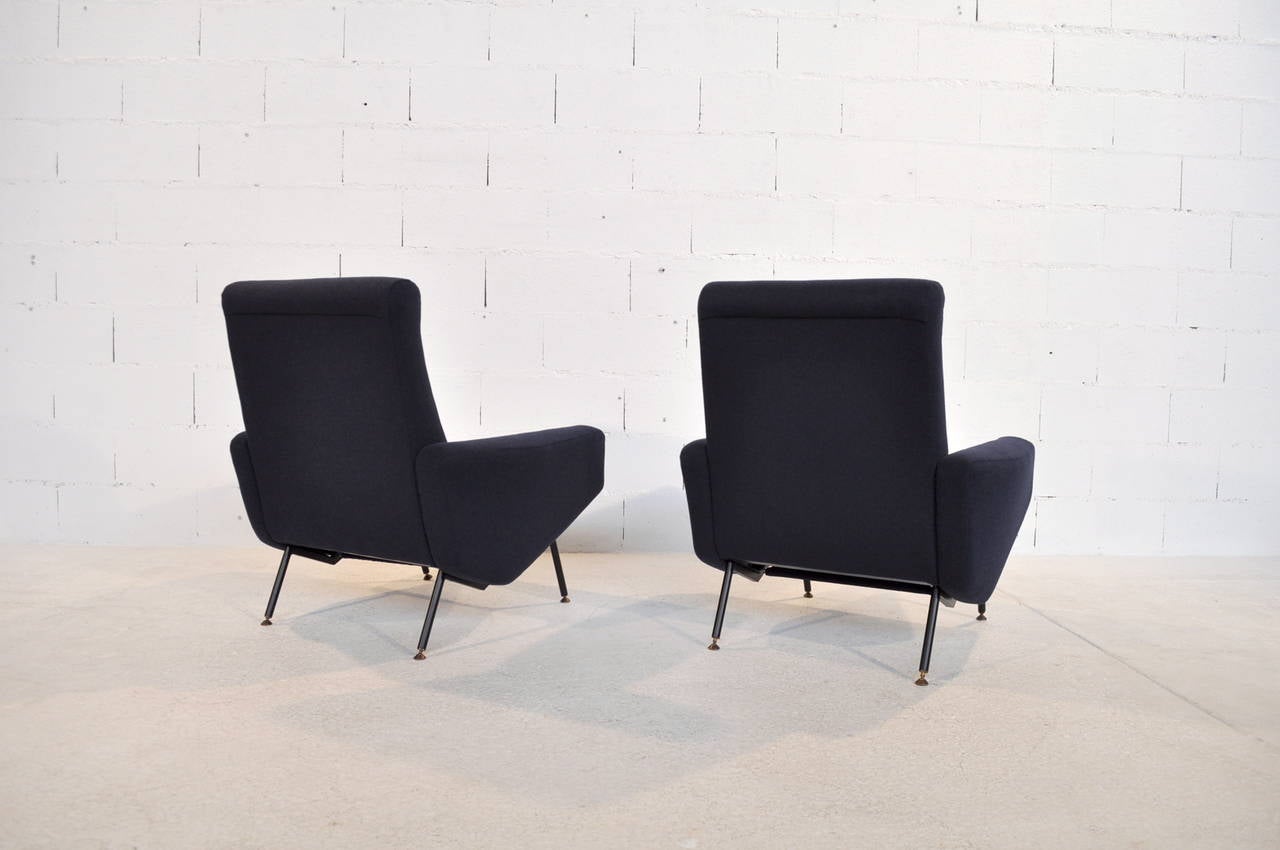 Pair of Troïka Model Armchairs for Airborne France In Excellent Condition In POITIERS, FR