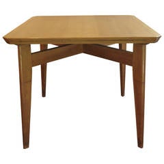 Transformable Oak Table by Marcel Gascoin