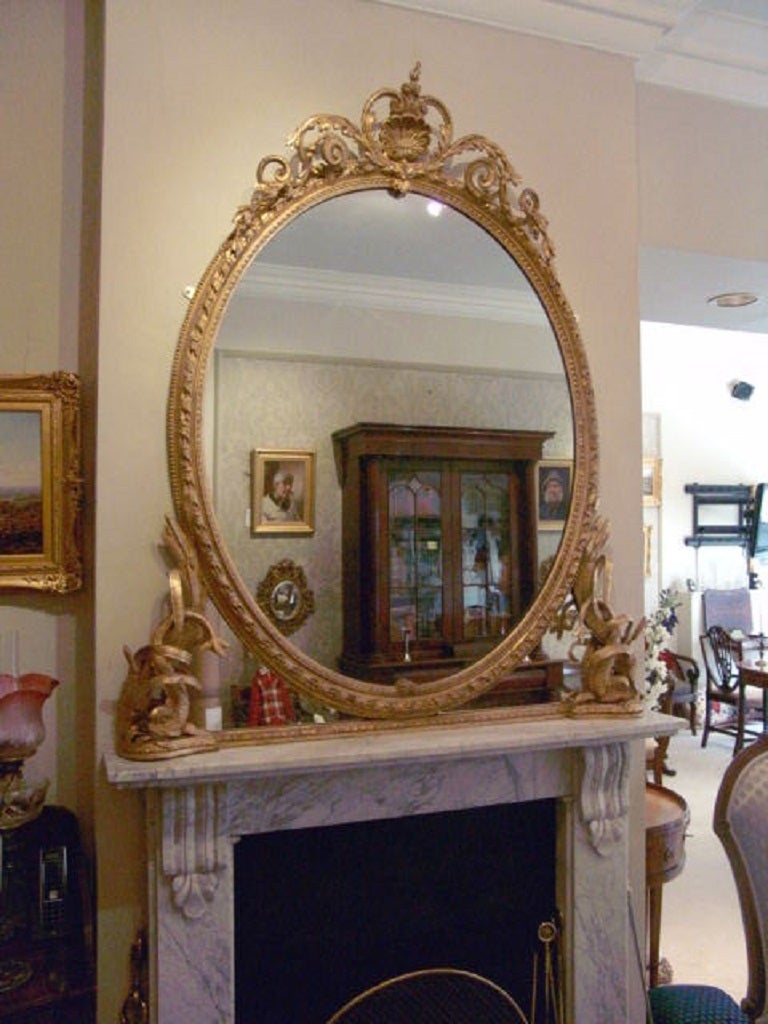 Overmantel Mirror For Sale 1