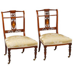 Antique Pair of Nursing Chairs