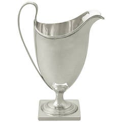 Antique George III Sterling Silver Cream Jug / Creamer 6