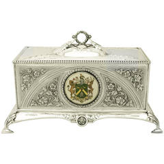 Sterling Silver Jewellery Casket - Vintage George VI