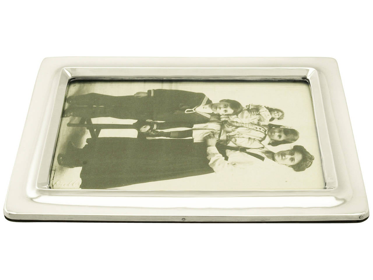 Sterling Silver Photograph Frame, Antique George V 1