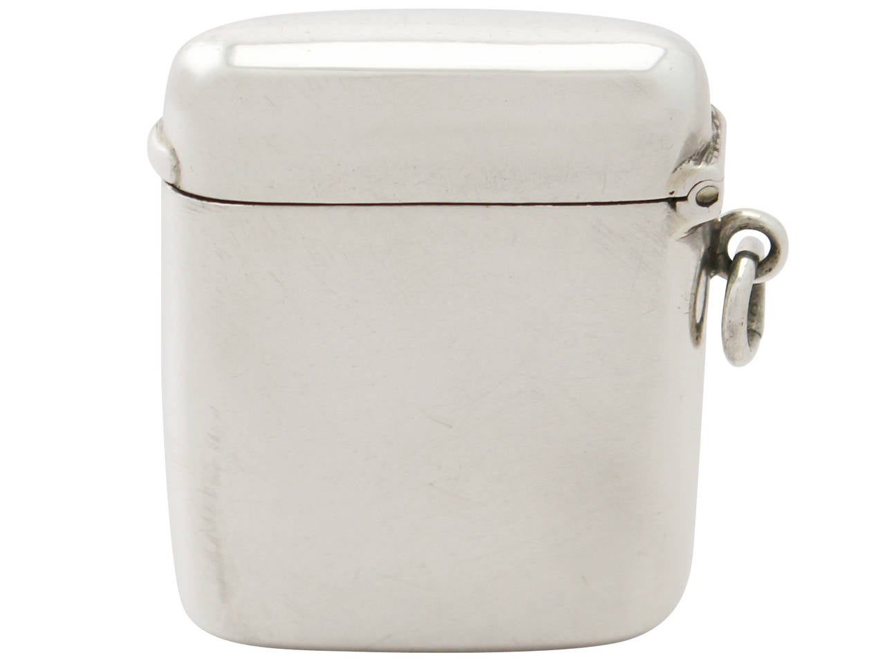 Sterling Silver Vesta Case - Antique Edwardian