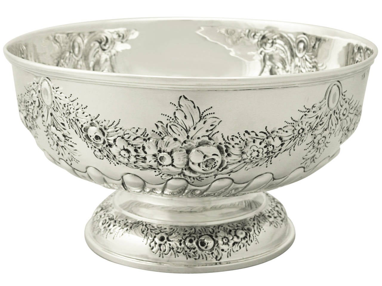 Sterling Silver Presentation Bowl - Antique Edwardian