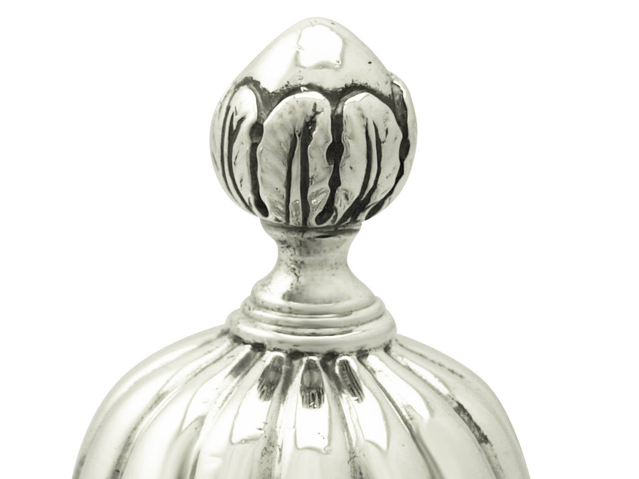 19th Century Antique George III Sterling Silver and Cut Glass Cruet Set In Excellent Condition In Jesmond, Newcastle Upon Tyne