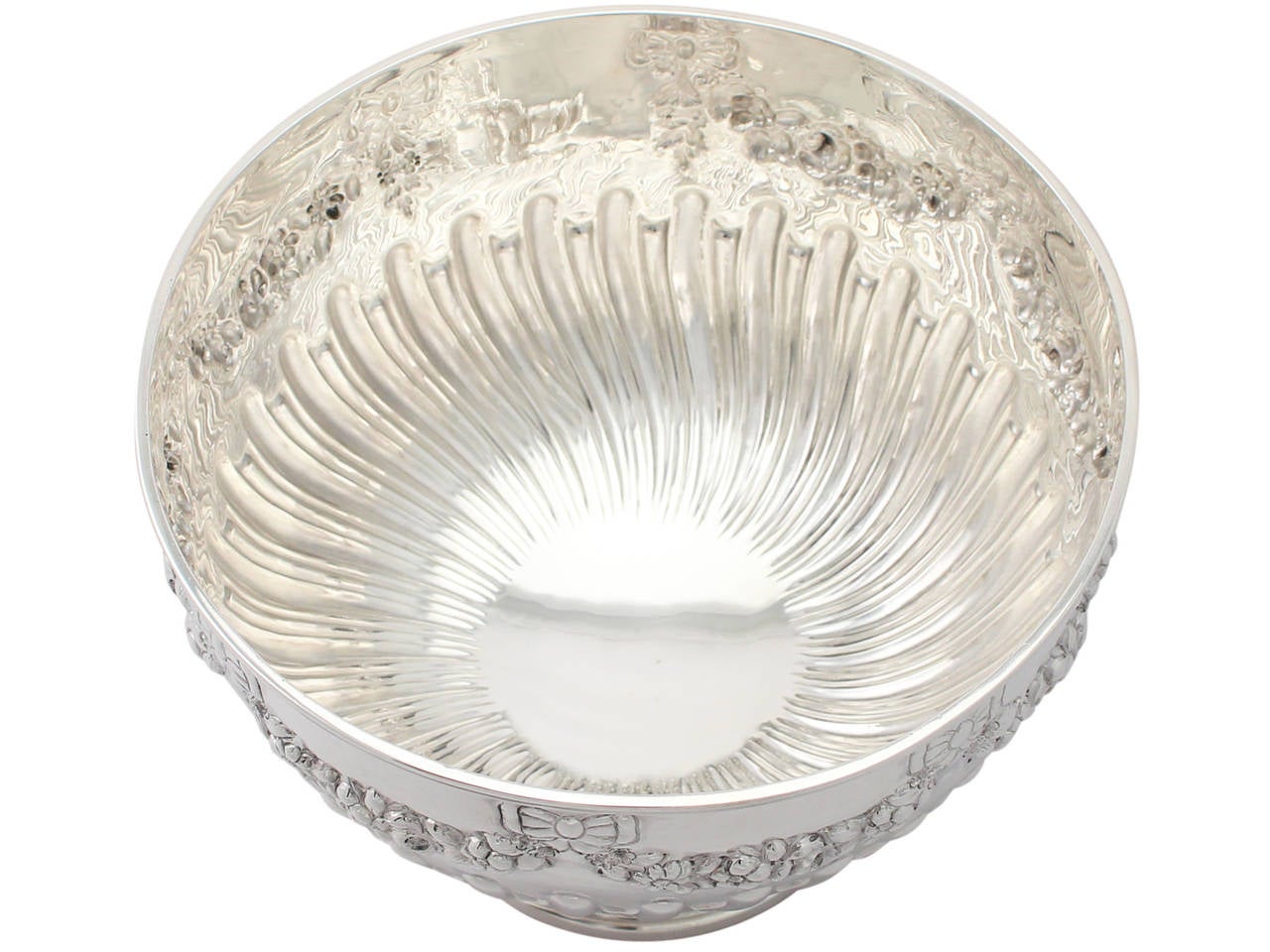 Sterling Silver Presentation Bowl - Antique Victorian In Excellent Condition In Jesmond, Newcastle Upon Tyne