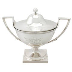 Sterling Silver Tureen - Antique George III 8