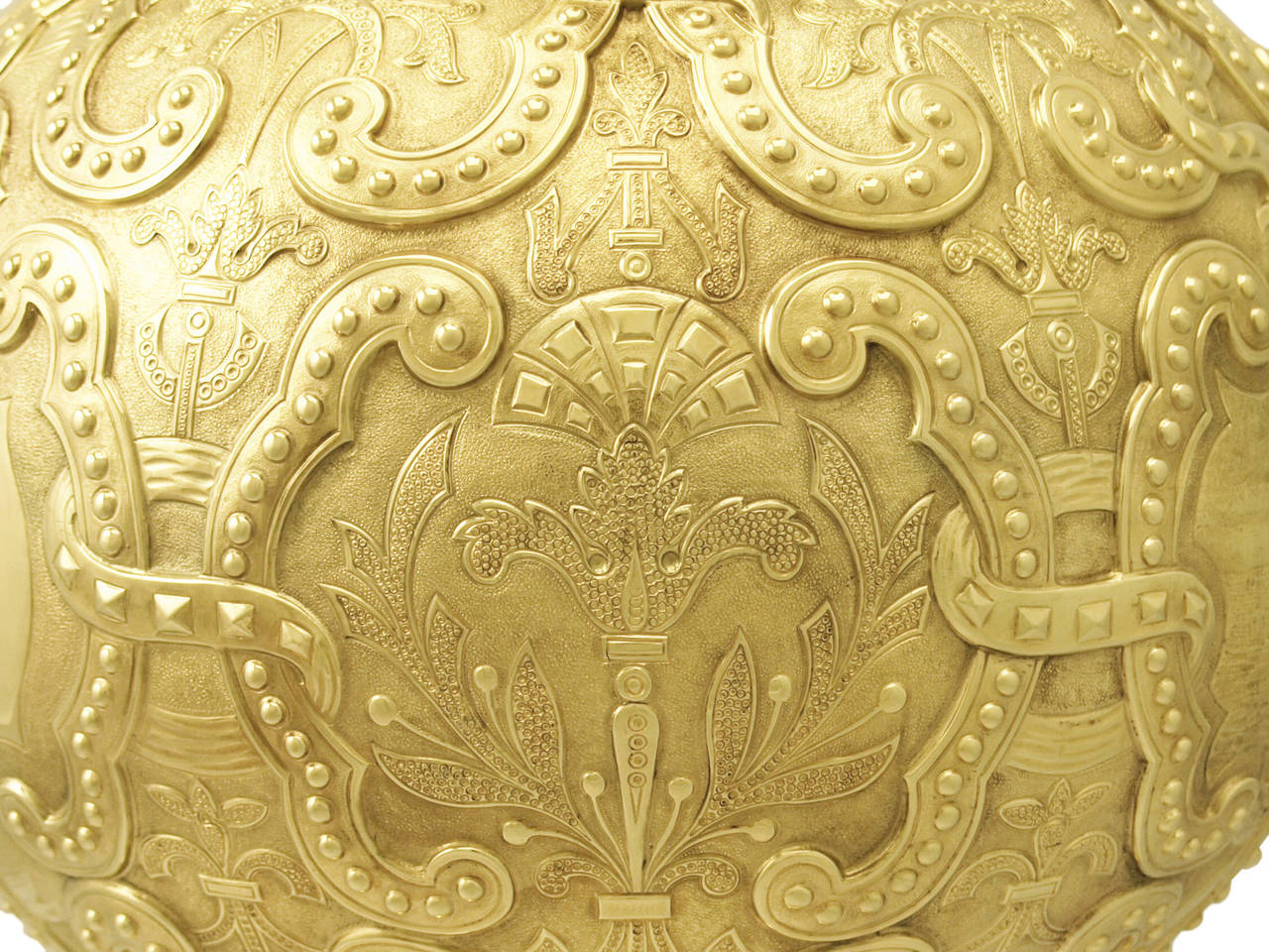 English Antique George V 9kt Yellow Gold Claret Jug