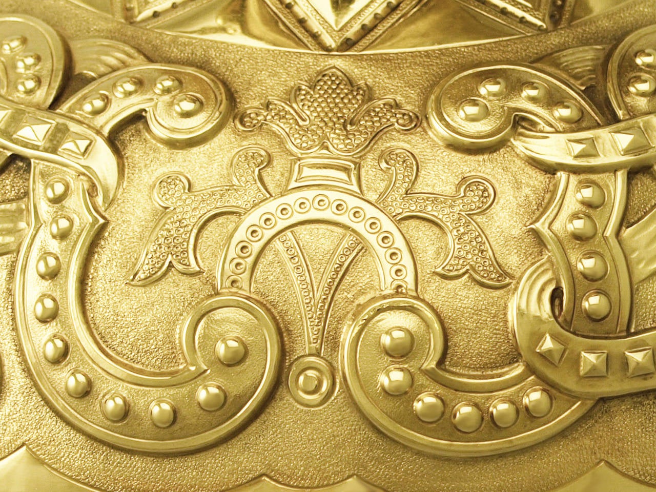 Antique George V 9kt Yellow Gold Claret Jug 2