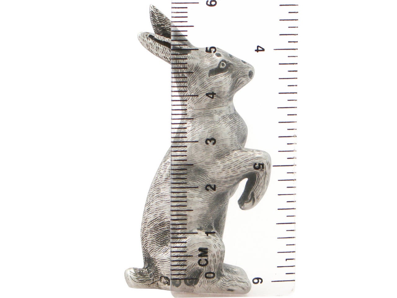 Antique Victorian Sterling Silver 'Hare' Pepperette 1