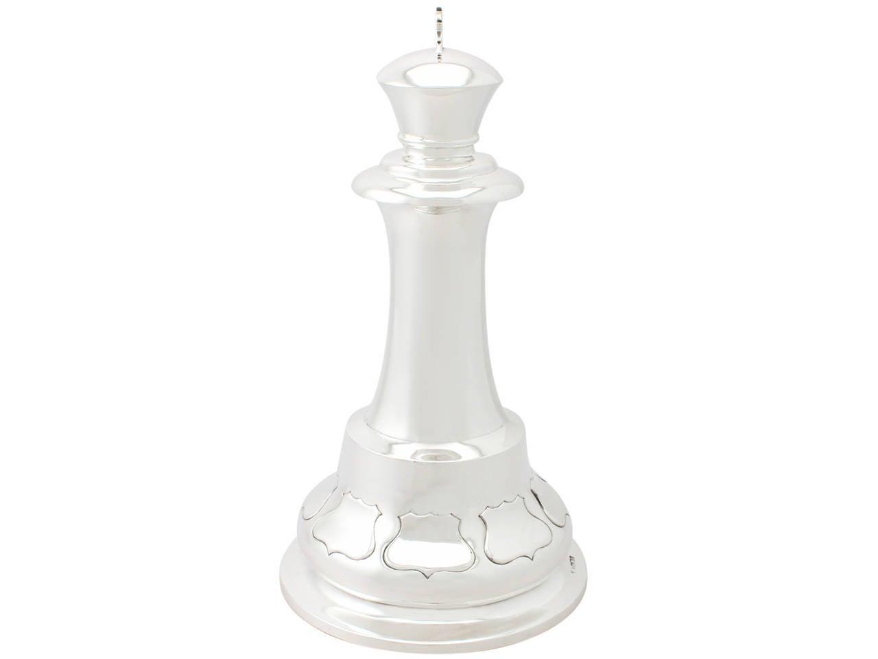 Sterling Silver Presentation Chess Trophy /Gentleman’s Desk Paperweight- Antique