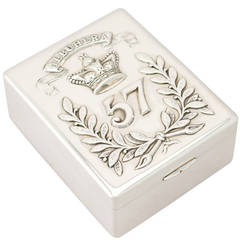 Indian Colonial Silver Cigarette Box - Antique Circa 1930 12