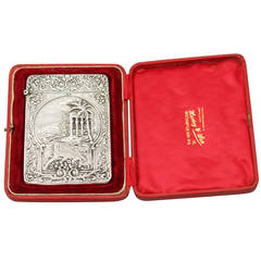 Sterling Silver Card Case - Antique Edwardian 10