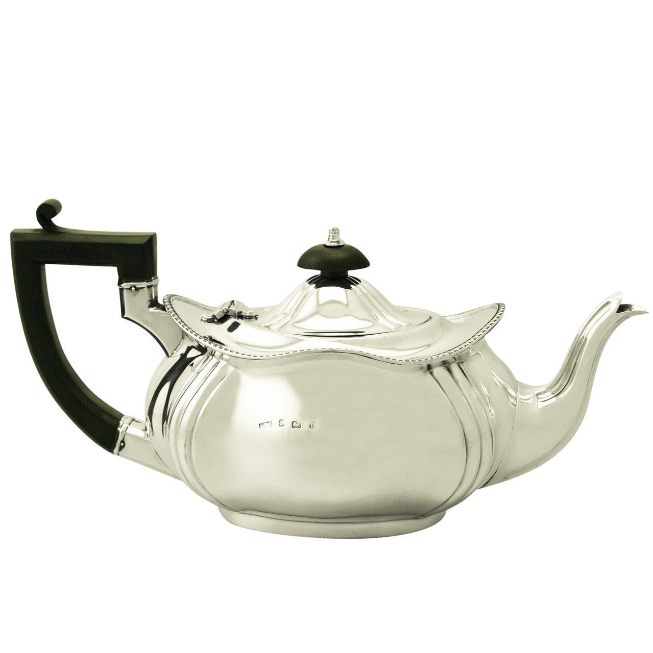 Sterling Silver Teapot, Antique Edwardian at 1stDibs