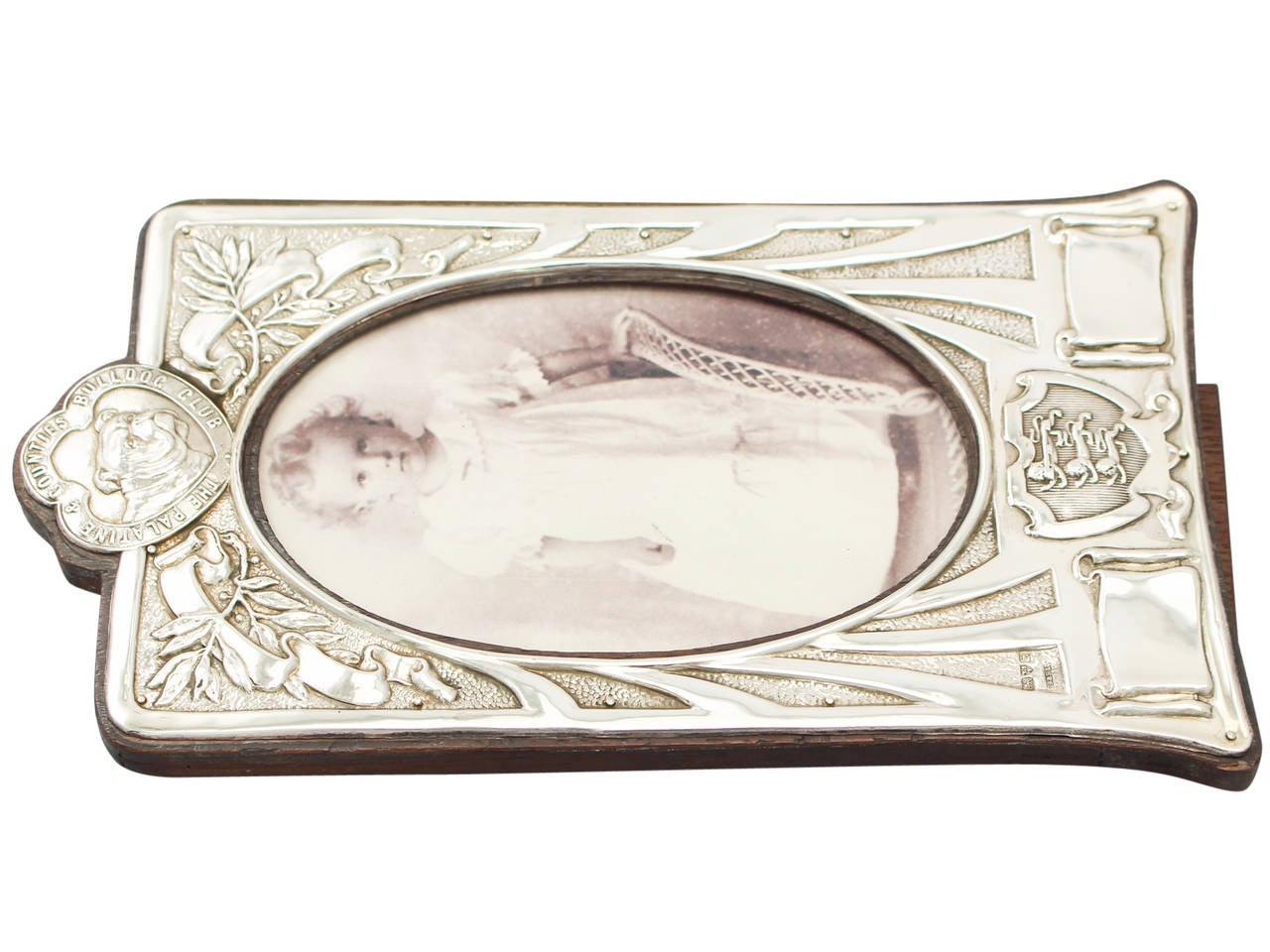 Early 20th Century Antique Edwardian Sterling Silver Photograph Frame