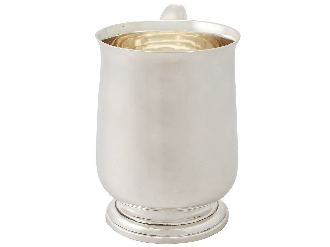 English Antique George V Sterling Silver Pint Mug