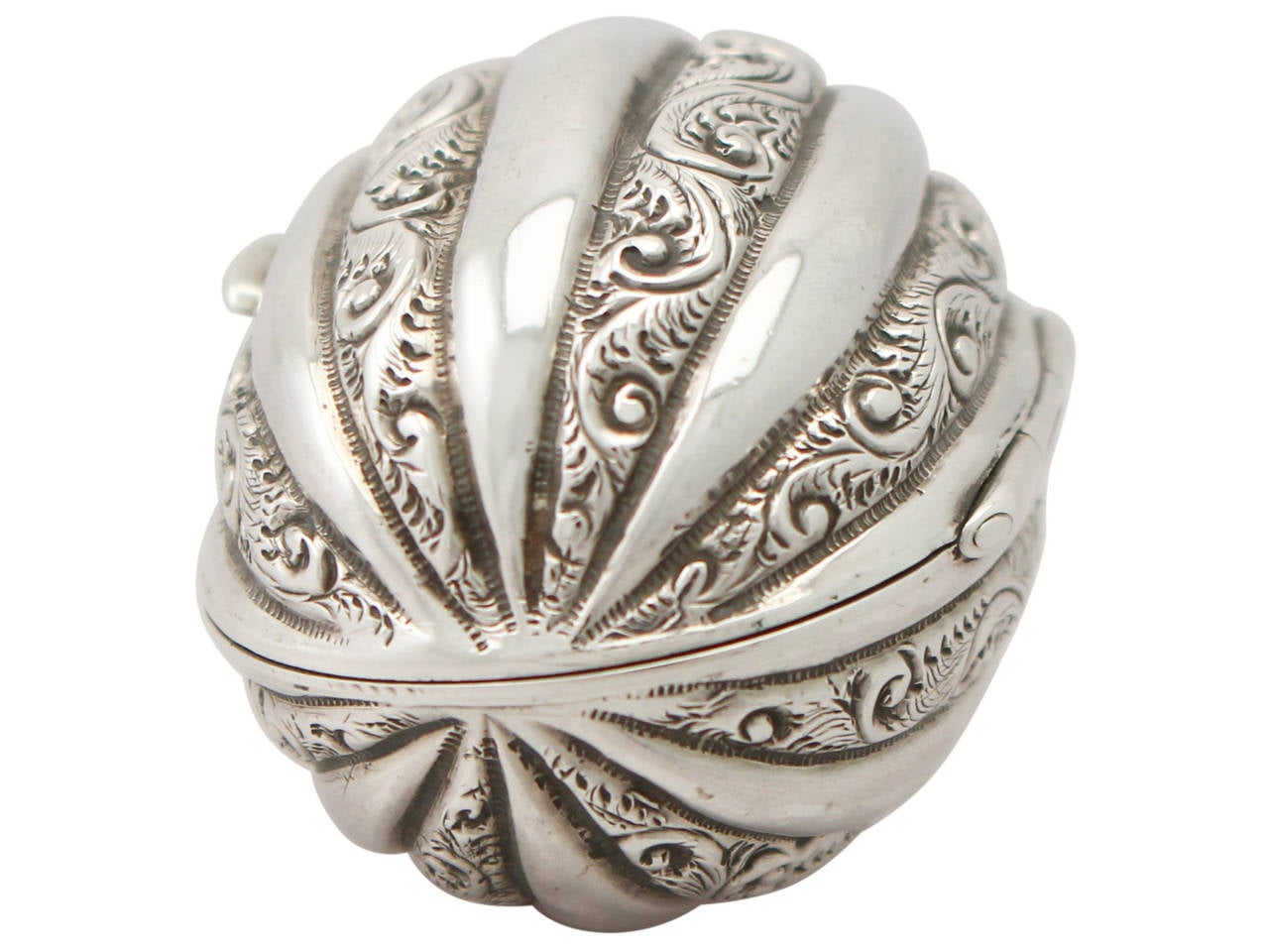 Sterling Silver Nutmeg Grater Antique Victorian For Sale at 1stdibs