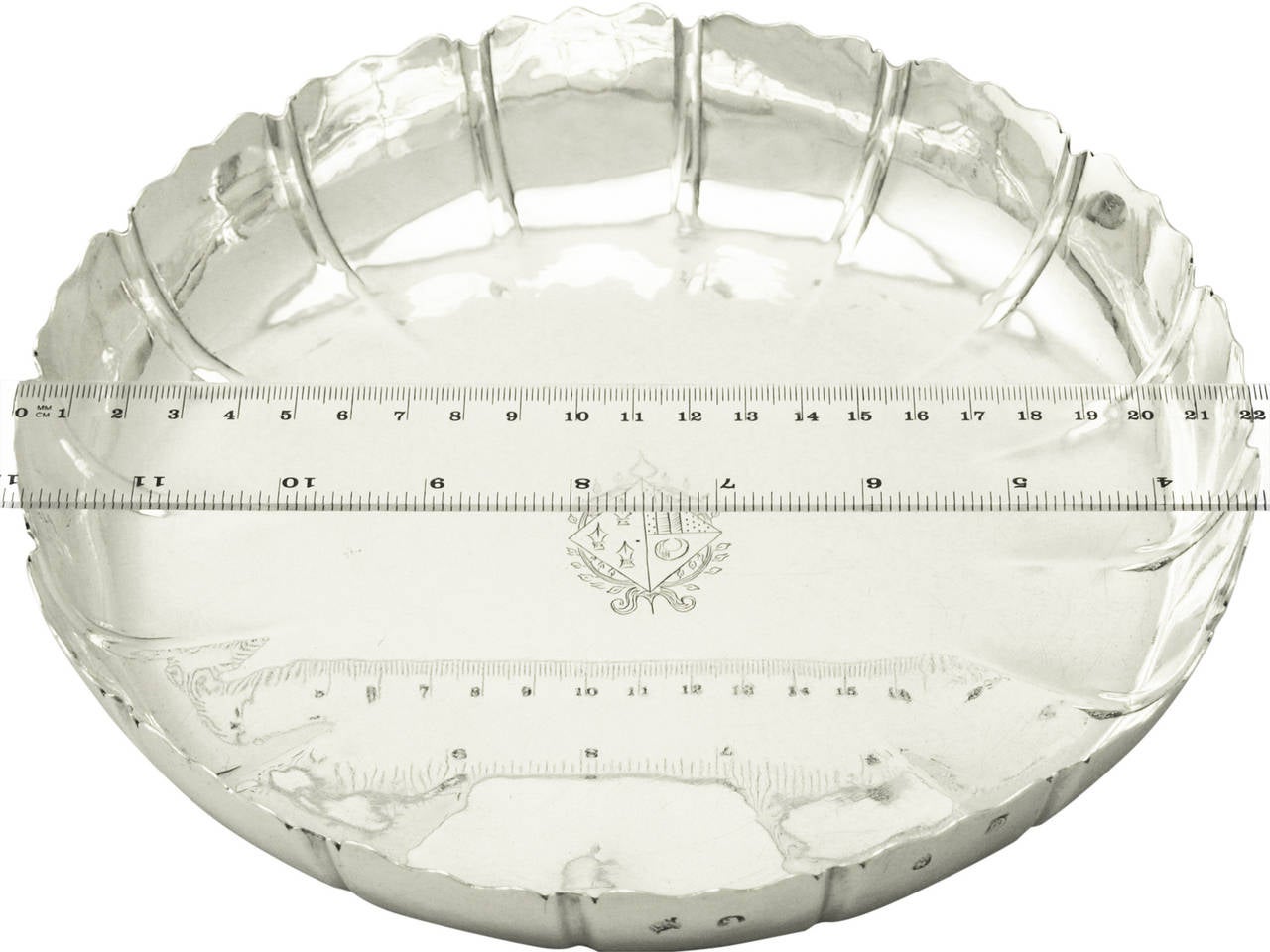 Britannia Standard Silver Strawberry Dish - Antique Queen Anne 3