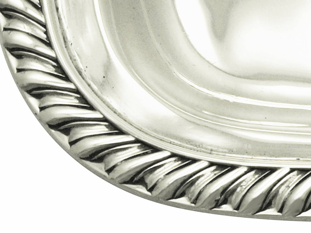 Sterling Silver Tray, Antique Edwardian 2