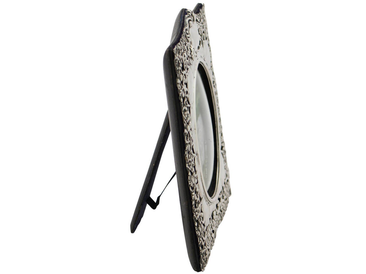 Sterling Silver Photograph Frame, Antique Edwardian For Sale at 1stdibs