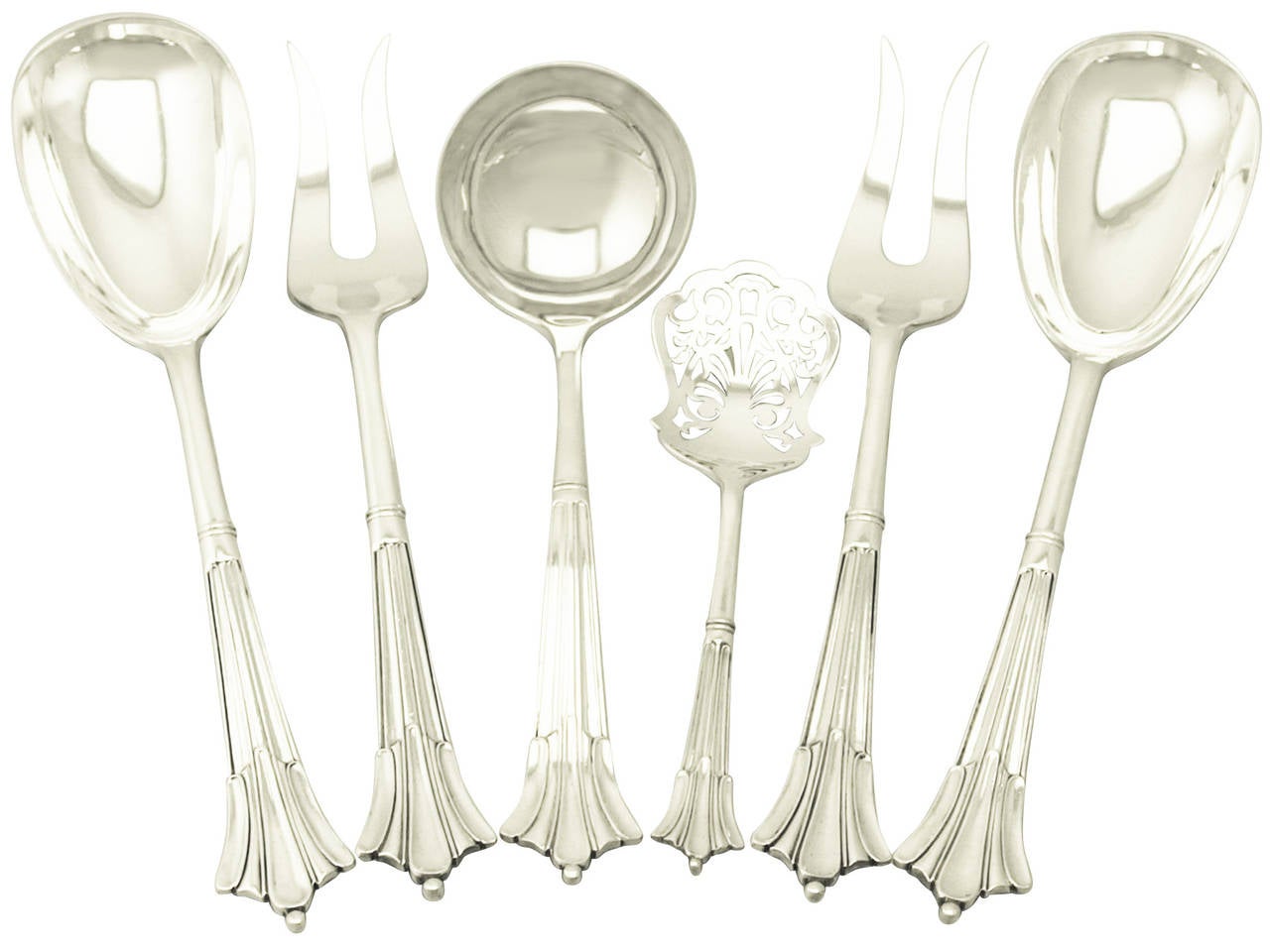 20th Century Antique Sterling Silver Canteen of Cutlery for Twelve Persons