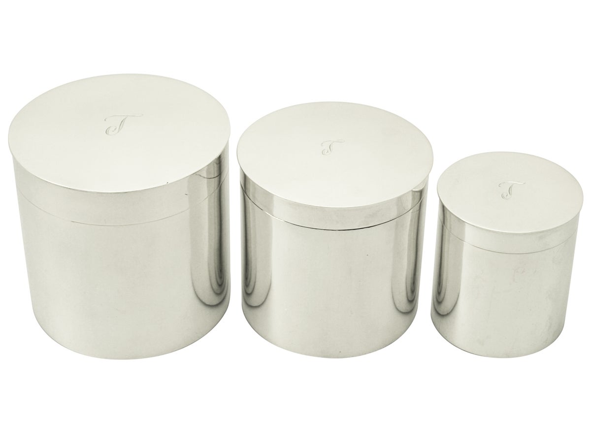 Set of German Silver Nesting Boxes - Antique Circa 1795 In Excellent Condition In Jesmond, Newcastle Upon Tyne