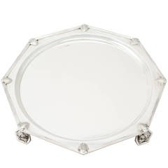 Sterling Silver Salver, Antique George V