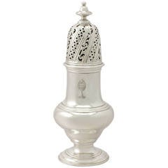 Sterling Silver Sugar Caster by Samuel Wood, Antique George II 4