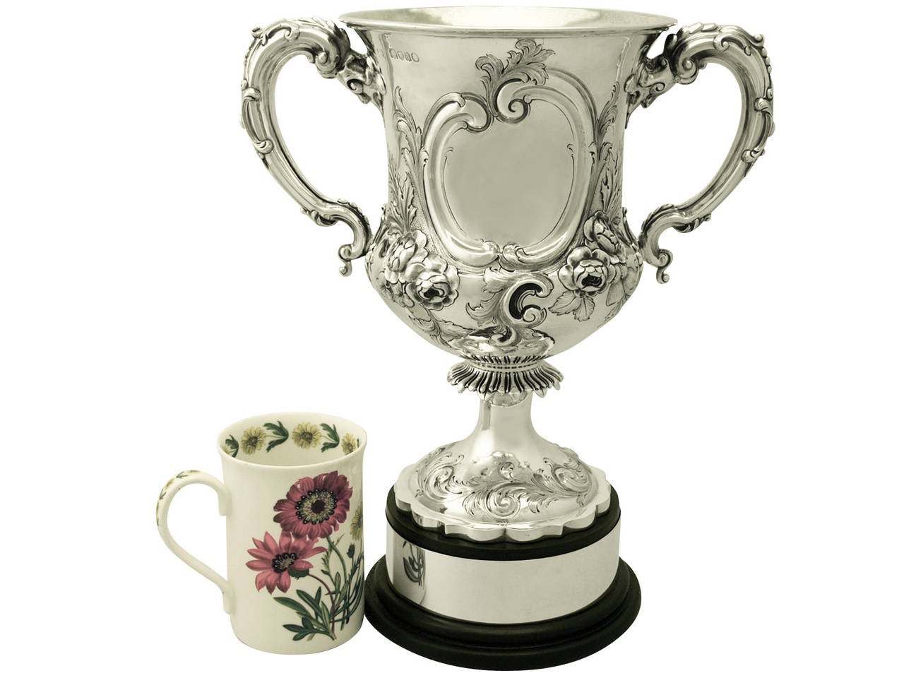 Sterling Silver Presentation Cup, Antique Victorian
